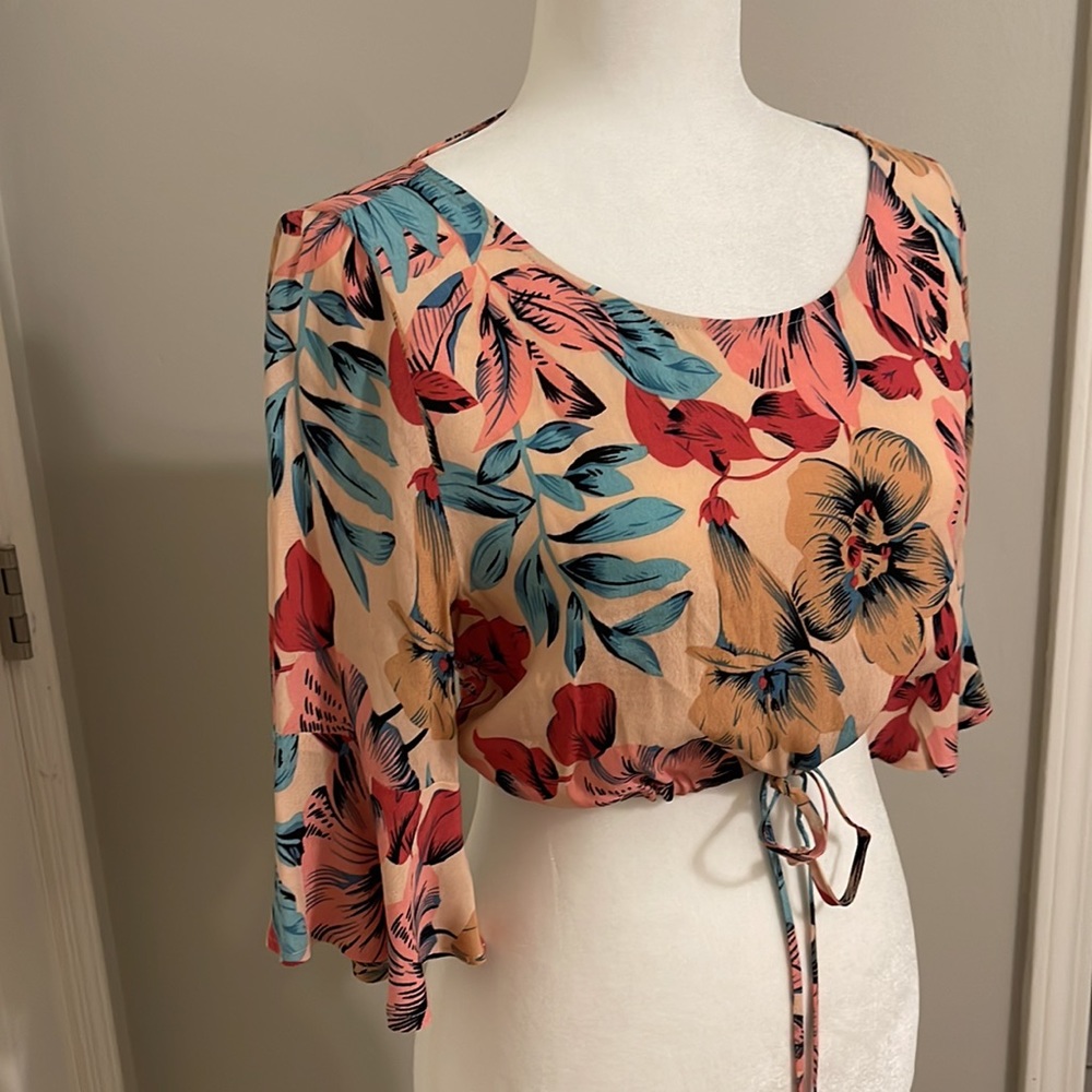NWT For Love & Lemons Crop Top - Picture 4 of 5